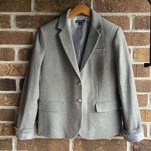 J.Crew Gray Wool School Boy Blazer